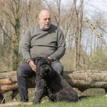 Michel Koscielniak séance de zoothérapie